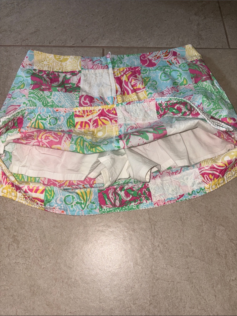Lilly Pulitzer Marigold Skort Summertime Printed Patch - Picture 4 of 4